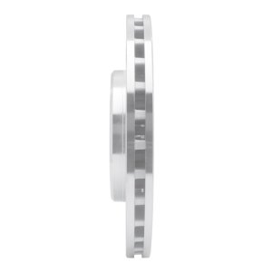 Chrysler CrossFIRE Brake Rotor (1) - Front Right - R1 Concepts - Drilled & Slotted - Silver - `96-`11